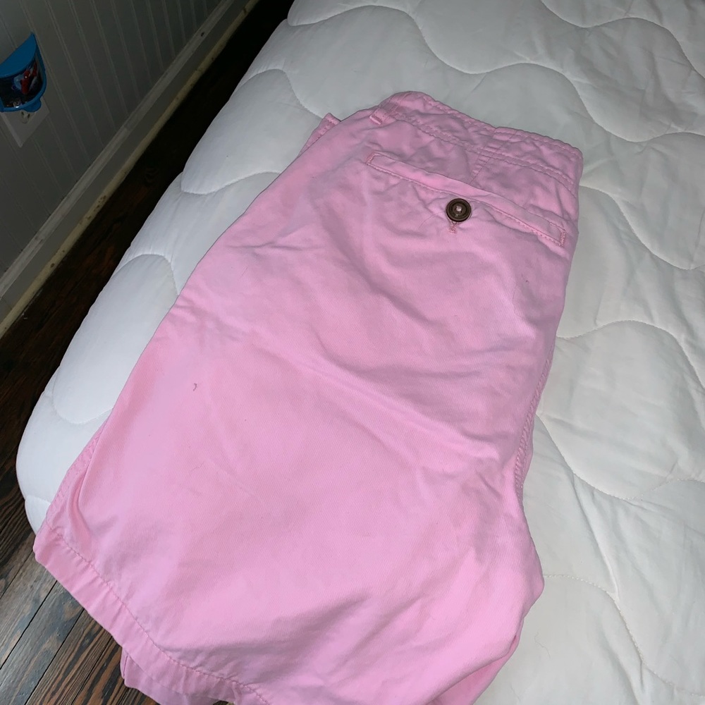 Pink camel shorts